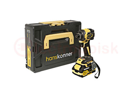 Винтоверт ударный бесщеточный 18В 1BatterySystem 280Нм 1/4' 1x4Ач кейс