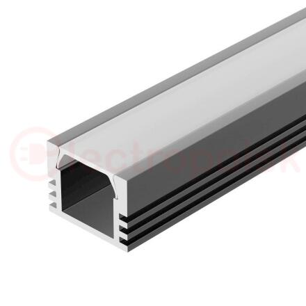 Профиль PDS-S-2000 ANOD Black (ARL, Алюминий)