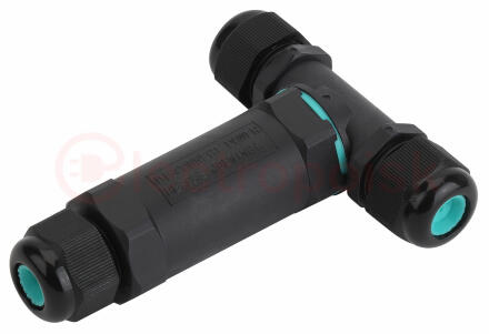Коннектор кабельный T-образный IP68 3-Pin (4/48/2016) NO-224-20
