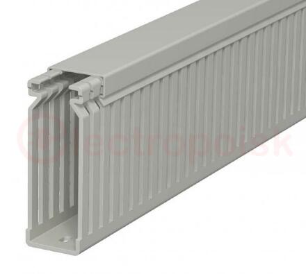 Распределительный кабельный канал LK4 80x25x2000 мм (ПВХ, серый)