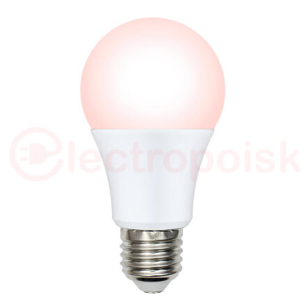 LED-A60-9W/SCEP/E27/FR/DIM IP65 PLO65WH Лампа светодиодная диммируемая для птиц. Спектр для яйценоскости. TM Uniel
