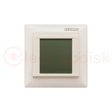 Терморегулятор сенсорный RX-419B, бежевый. совместим с Legrand серии Valena