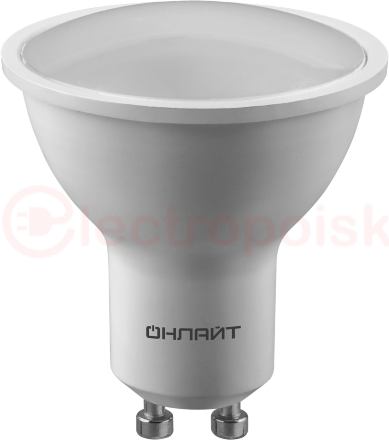 Лампа светодиодная 7вт OLL-PAR16-7-230-3K-GU10 ОНЛАЙТ