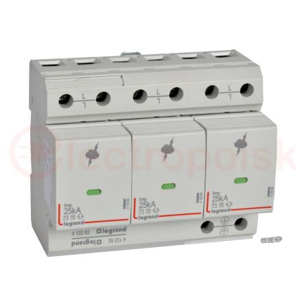 УЗИП T1 25kA 3P сигн.конт