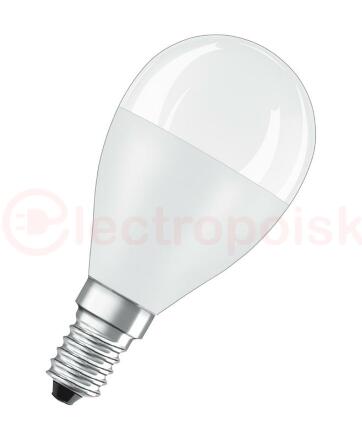 Лампа светодиодная LED 10 Вт E14 4000К 800Лм шарик 220 В (замена 75Вт) OSRAM