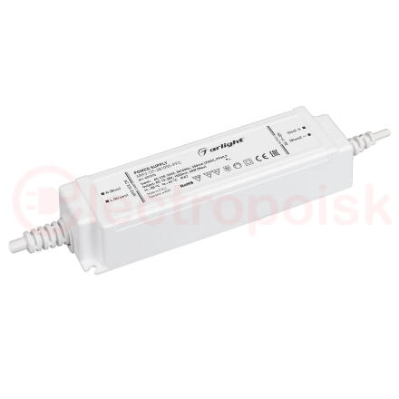Блок питания ARPJ-SP-381050-PFC (40W, 19-38V, 1.05A) (Arlight, IP67 Пластик, 5 лет)