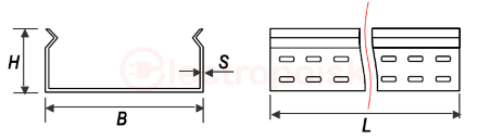 Лоток ЛНМЗ 250x100