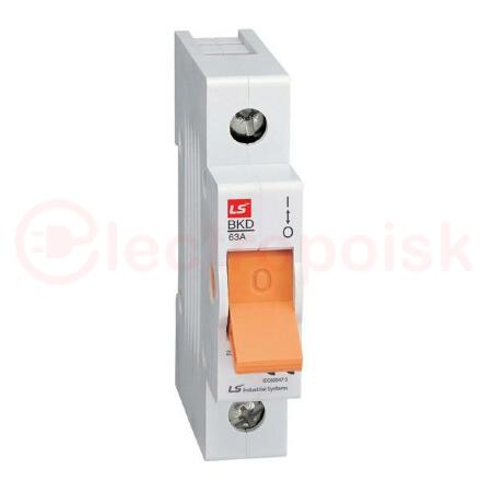 Выключатель разъединитель BKD 1P 125A