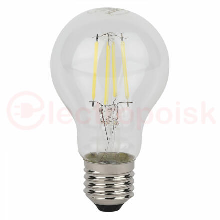 Лампа светодиодная филаментная LED Star Грушевидная 5Вт (замена 60Вт), 600Лм, 6500К, цоколь E27 OSRAM